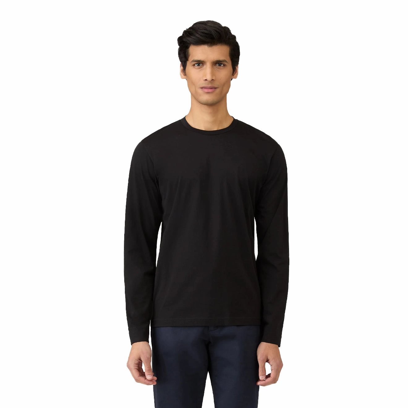 Best Price Online Daily Deal Frenzy Sunspel Long Sleeve Riviera Midweight T-Shirt Black