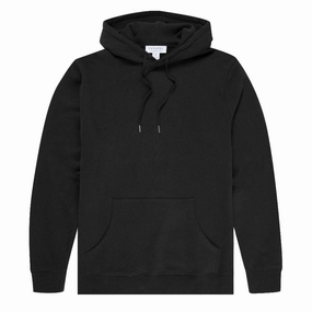 Grab Your Deal Today Trendy Picks Today Sunspel Loopback Overhead Hoody Black