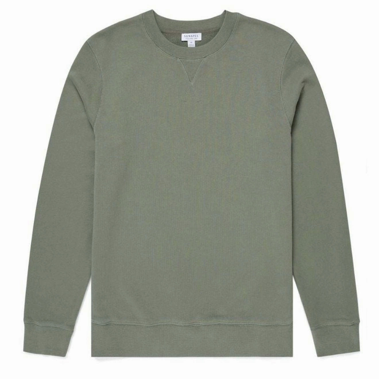EndofWeek Deals Instant Deal Today Sunspel Loopback Sweatshirt Light Khaki
