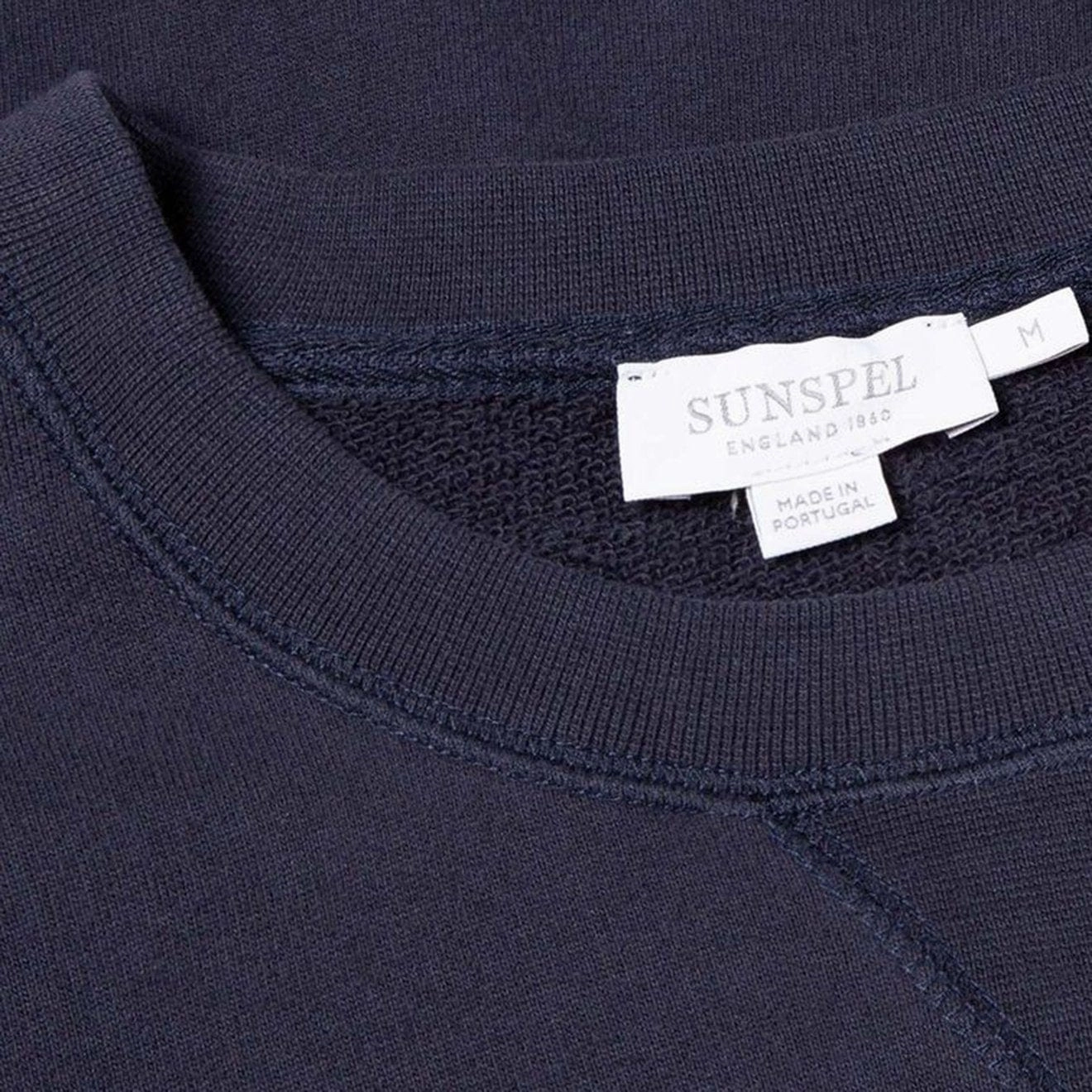Sunspel Loopback Sweatshirt Navy Mega Discount Event Shop Todays Picks