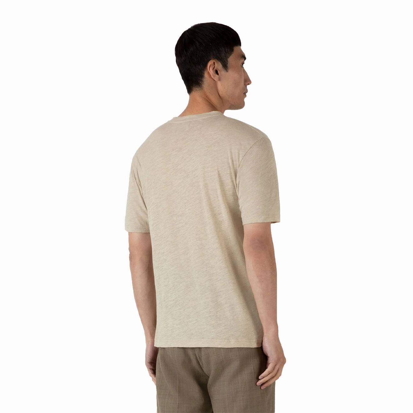 Trending Now Offer Sunspel Pima S/S Crew Neck Tee Ash Grey