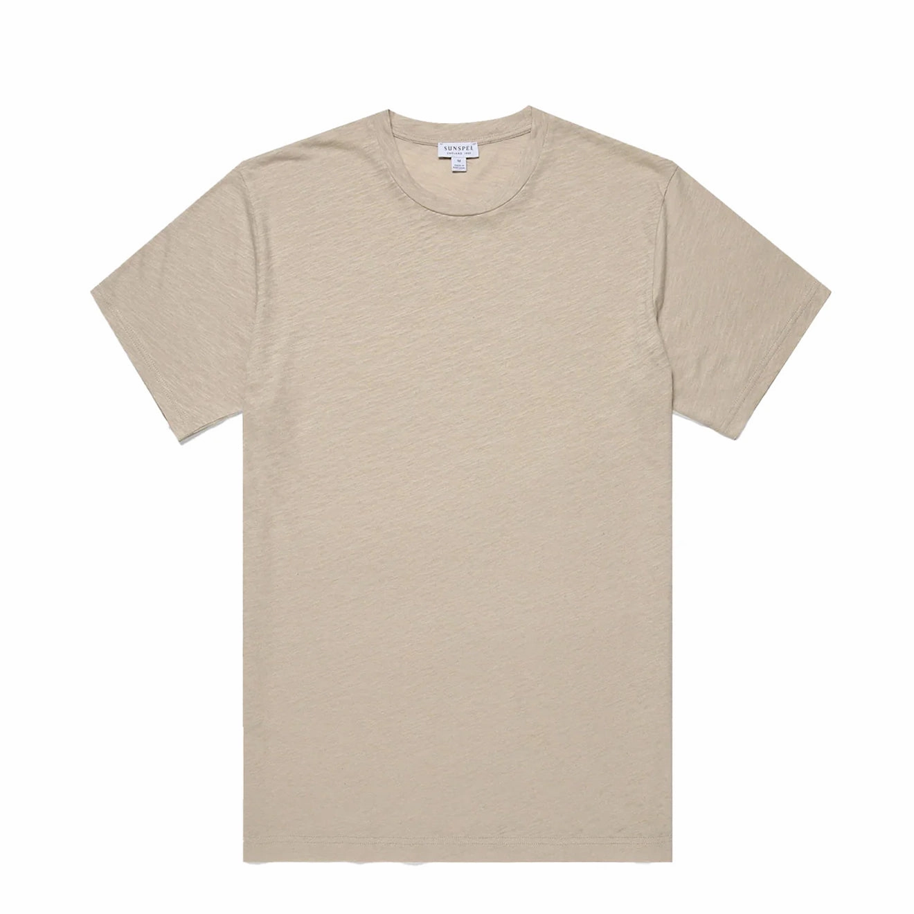 Trending Offer Today Sunspel Pima S/S Crew Neck Tee Ash Grey
