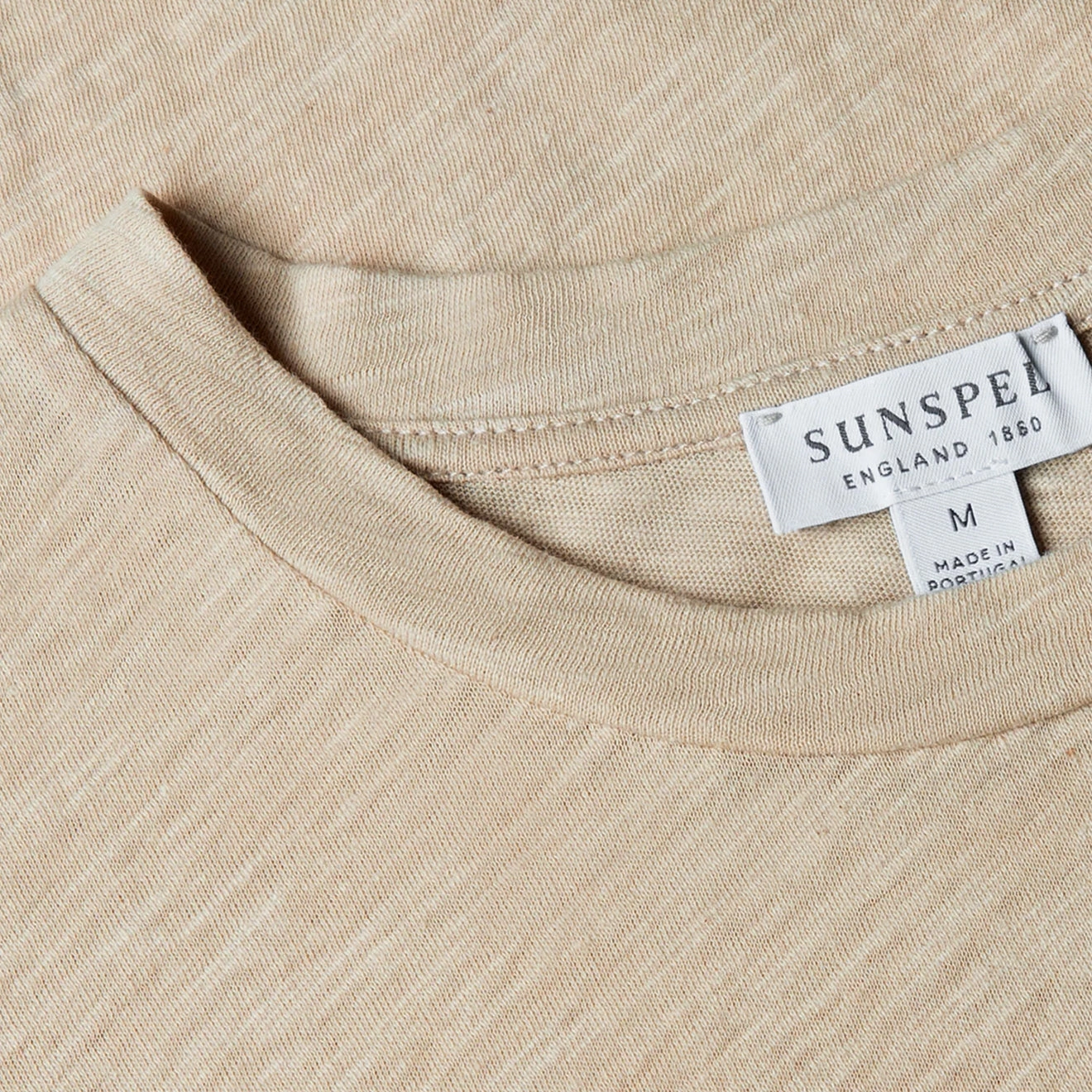 Todays Best Deal Gift Sale Event Sunspel Pima S/S Crew Neck Tee Ash Grey