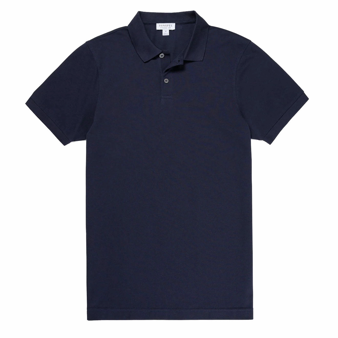 Sunspel Pique Polo Shirt Navy Dont Miss Big Savings Big Hot Sale