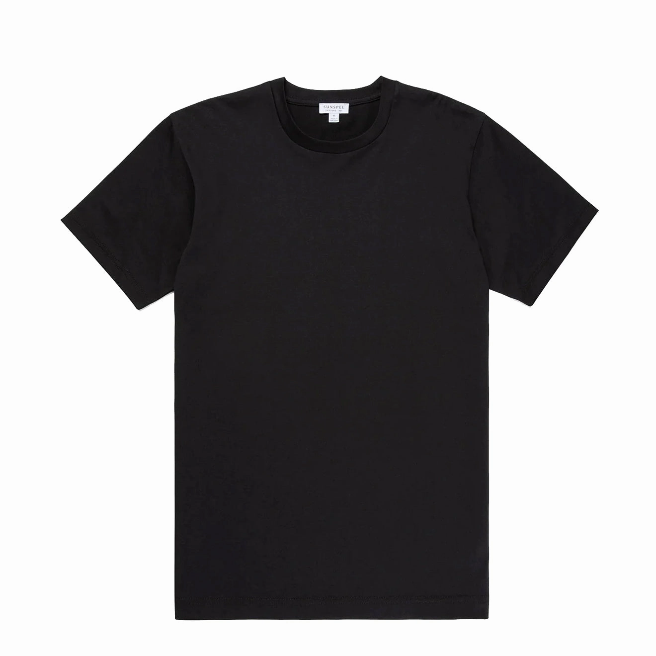Sunspel Riviera Midweight T-Shirt Black MustHave Deals Exclusive Holiday Deal