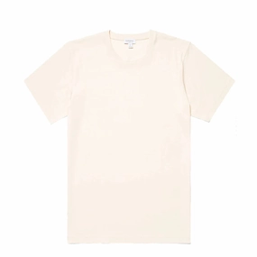 Sunspel Riviera Midweight T-Shirt Undyed Todays Best Deal Limited Stock Offer