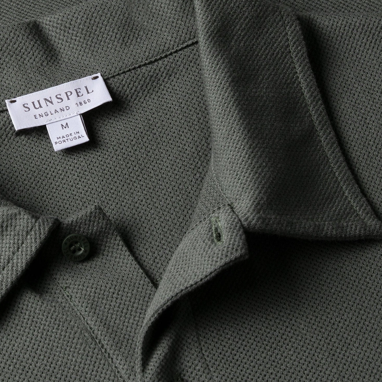 Sunspel Riviera Polo Shirt Drill Green Hot Pick Deal Flash Sale Alert