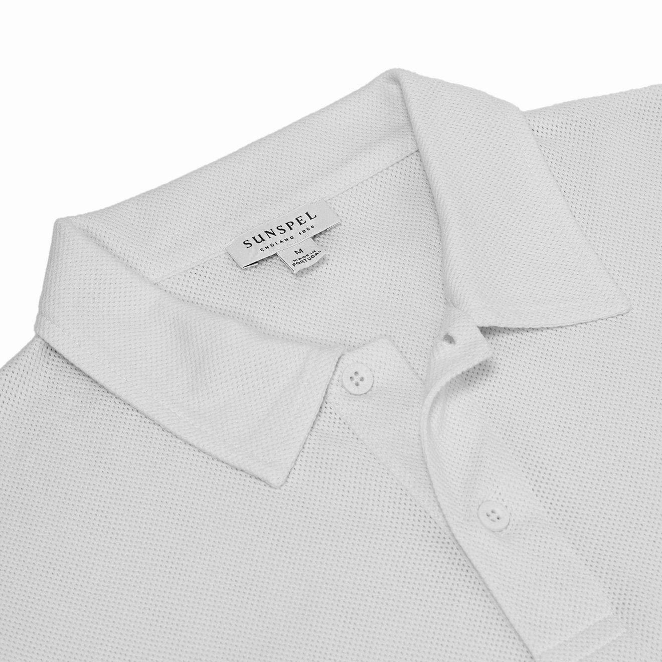 Sweet Deal Today Sunspel Riviera S/S Polo Shirt White