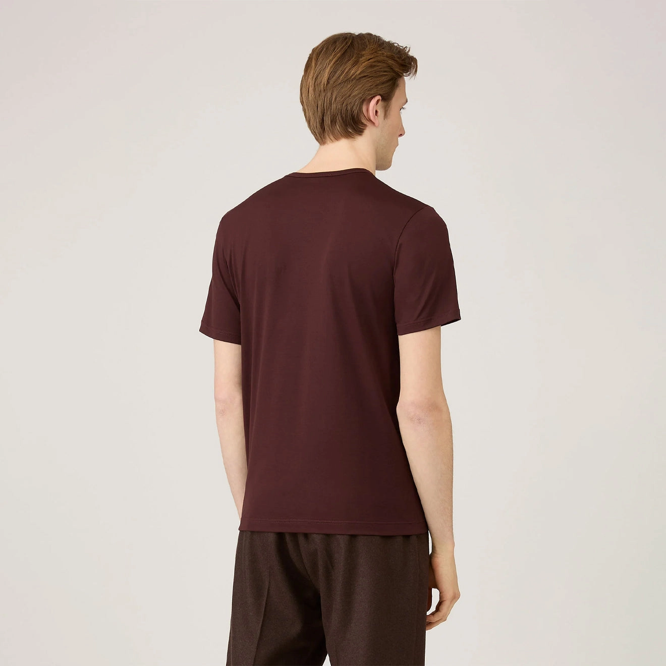 Shop the Savings Limited Stock Deals Sunspel S/S Classic T-Shirt Bakelite