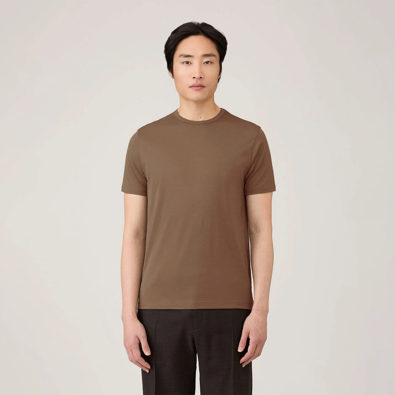 Sunspel S/S Classic T-Shirt Bark Exclusive Deal Inside