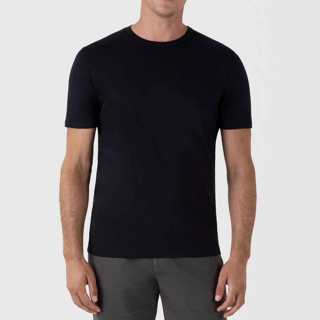 Sunspel S/S Crew Neck Tee Midnight Navy Dont Miss Hot Deals Dont Miss This Offer