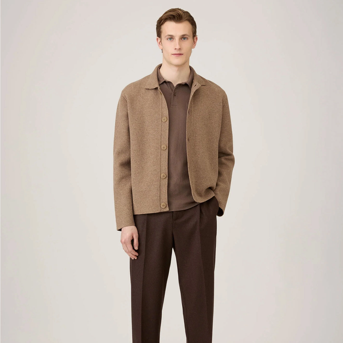 Sunspel S/S Riviera Polo Bark Trending Hot Picks