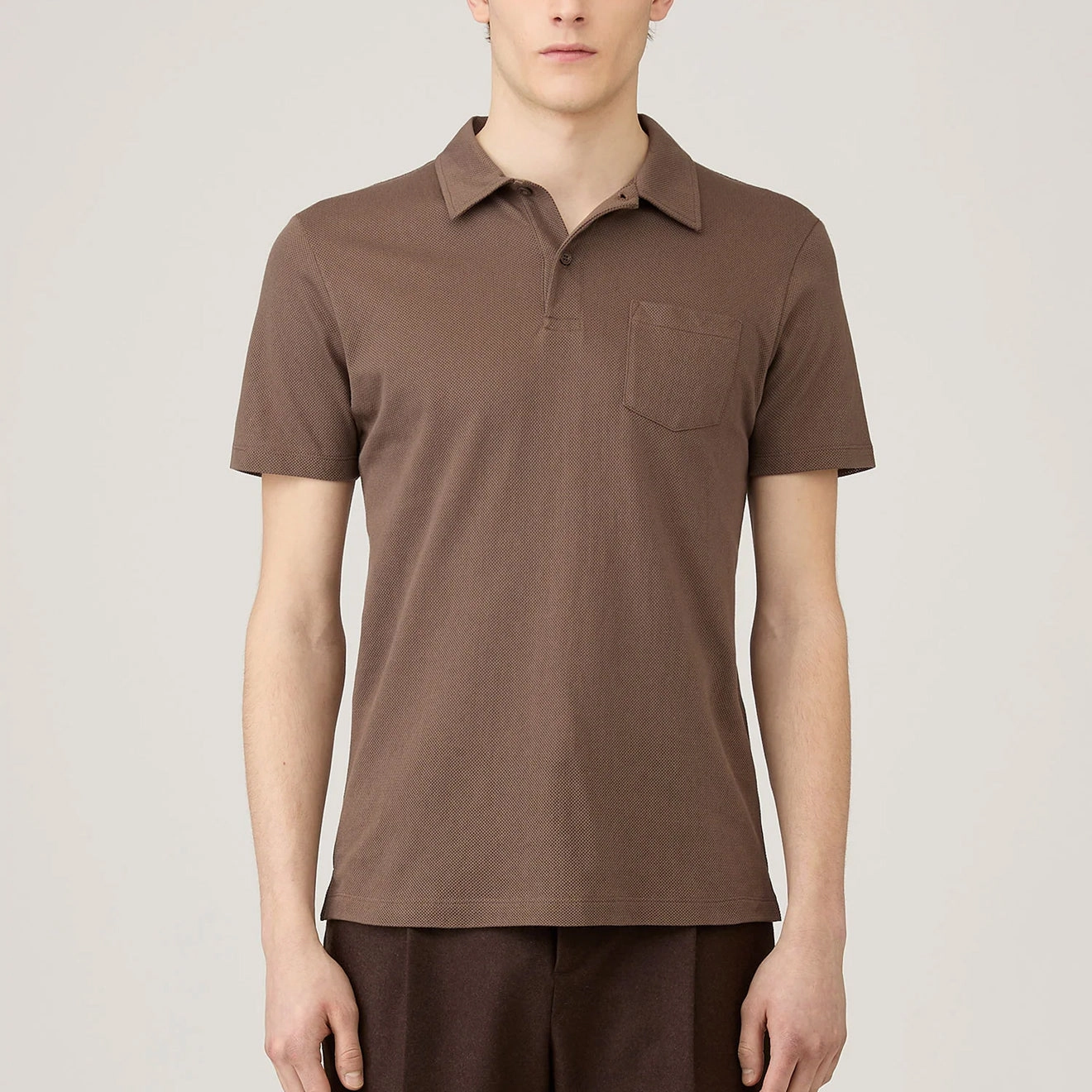 Best Price Online Mega Discount Today Sunspel S/S Riviera Polo Bark