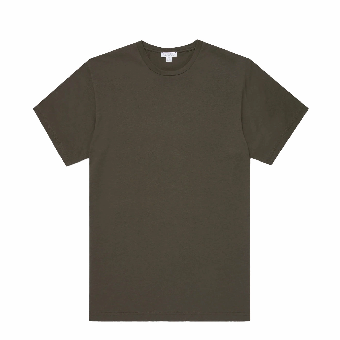 Sunspel S/S Riviera T-Shirt Dark Green Exclusive Online Offer Trending Now Discount