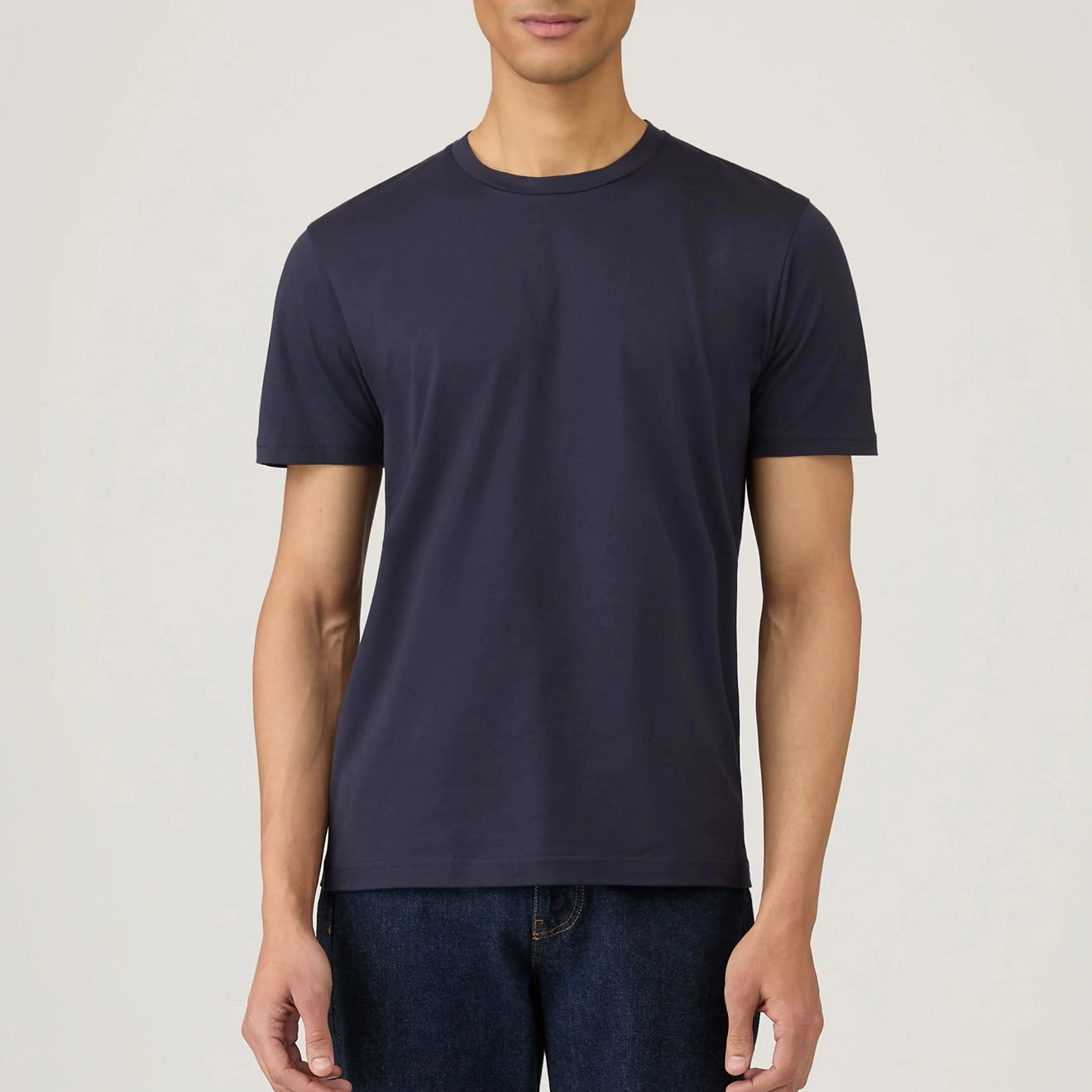 Shop Smart Save Sunspel S/S Riviera T-Shirt Navy