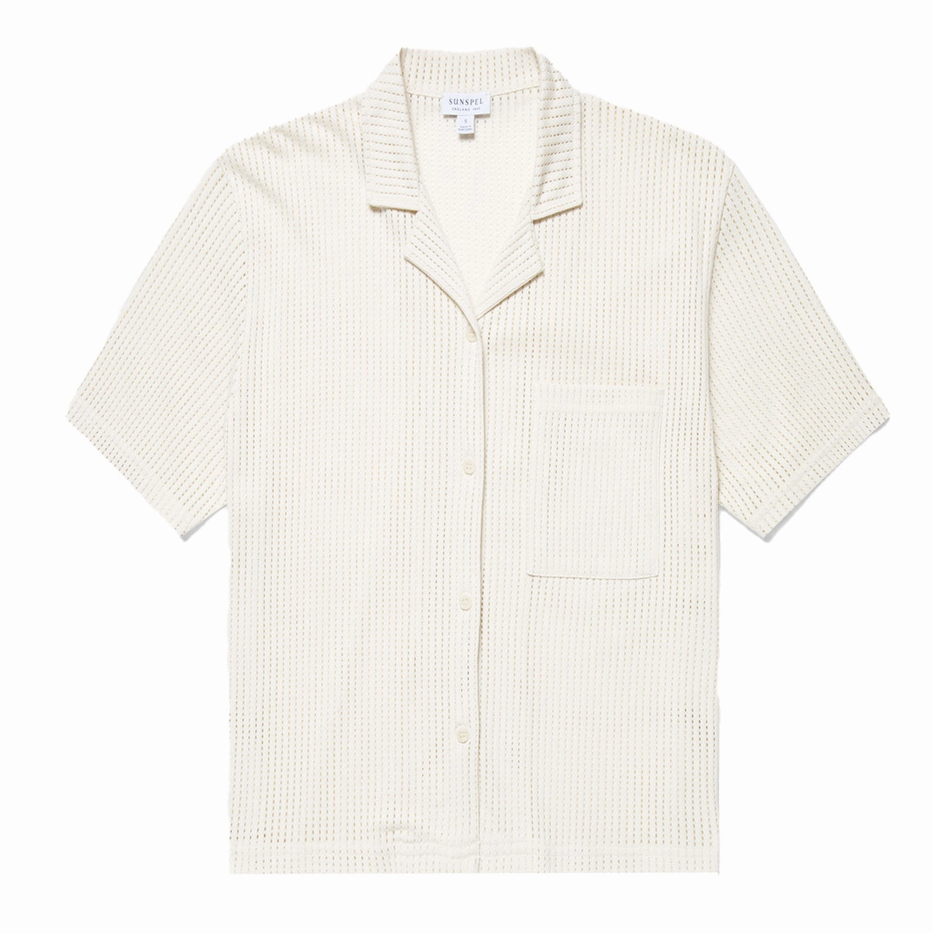 Clearance Blowout Exclusive Online Discount Sunspel Womens Lace Mesh Shirt Ecru