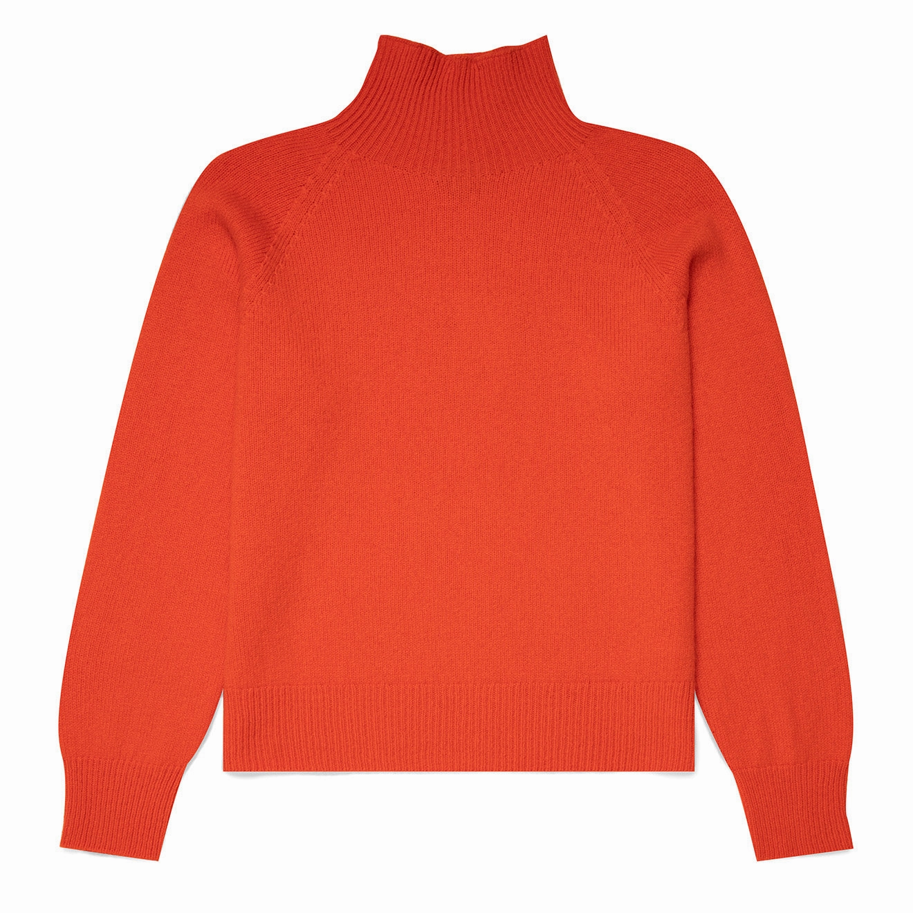 Special Savings Today Sunspel Womens Lambswool Funnel Neck Jumper Magma