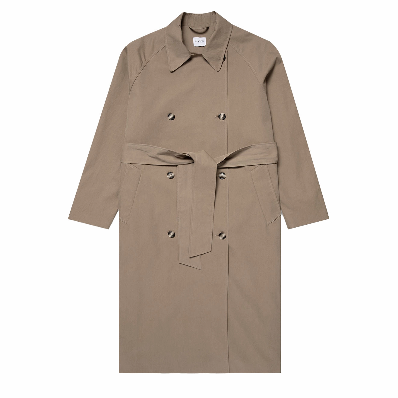 Grab Your Deal Today Save Big Online Sunspel Womens Trench Coat Dark Stone