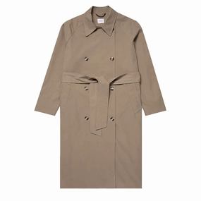 Grab Your Deal Today Save Big Online Sunspel Womens Trench Coat Dark Stone