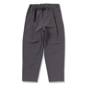And Wander Nylon Chino Tuck Tapered Pants Charcoal Trending Deals Today Flash Discount Today