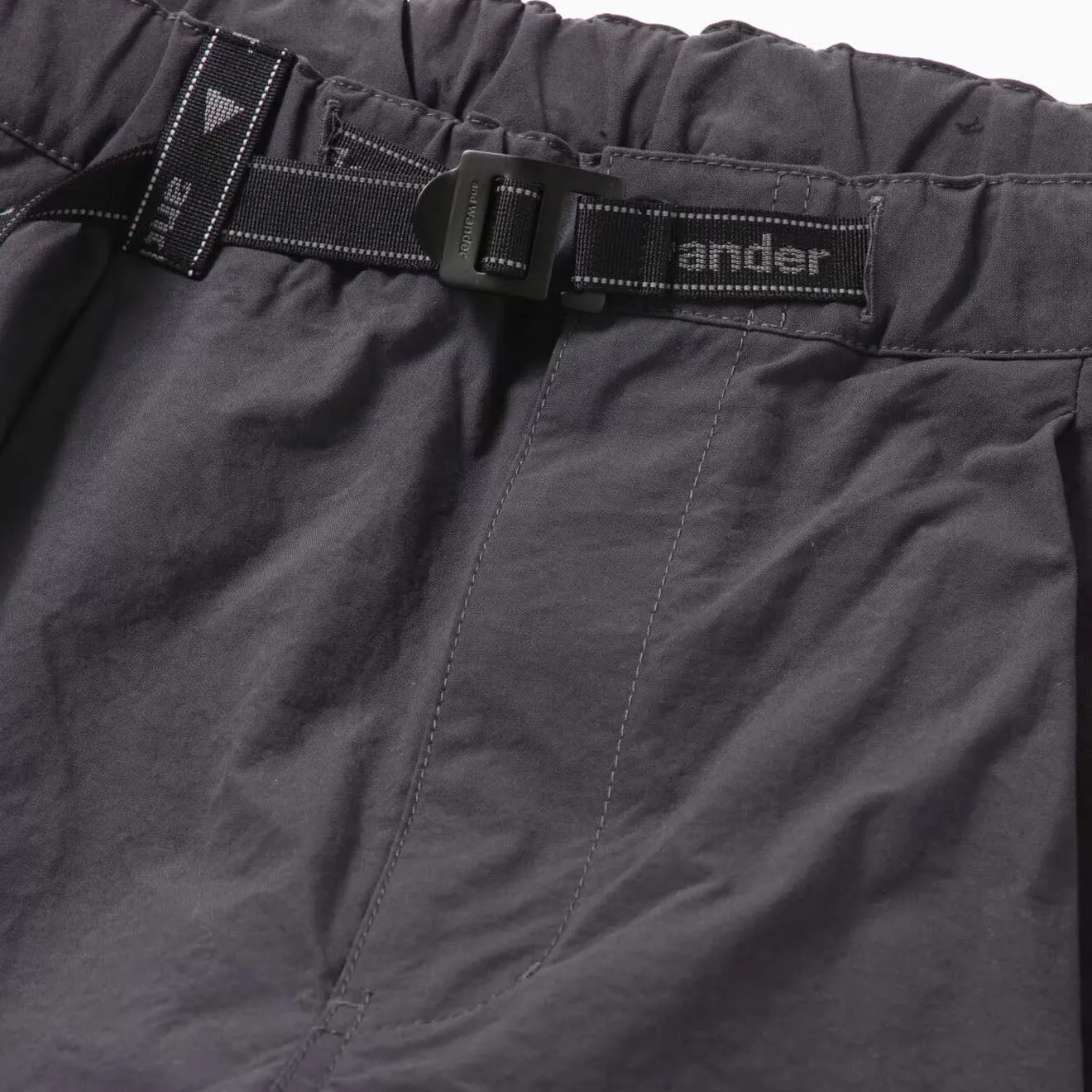 And Wander Nylon Chino Tuck Tapered Pants Charcoal Today Only Special