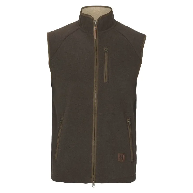 Hot Picks Today Harkila Sandhem Sherpa Mens Fleece Waistcoat - Demitasse Brown