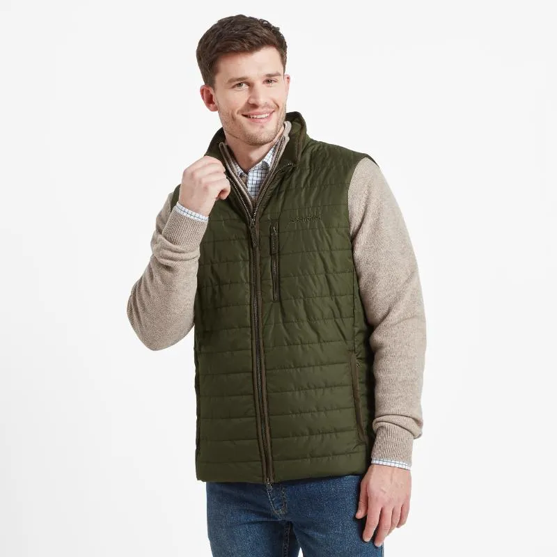 Schoffel Brora Mens Gilet - Forest Hot Sale Frenzy Hot Pick of the Day