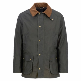 Barbour Ashby Mens Lightweight Wax Jacket - Archive Olive Flash Sale Alert