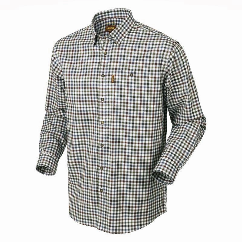 Today Only Steal Grab It Fast Harkila Milford Mens Cotton Non-Iron Shirt - Burgundy Check