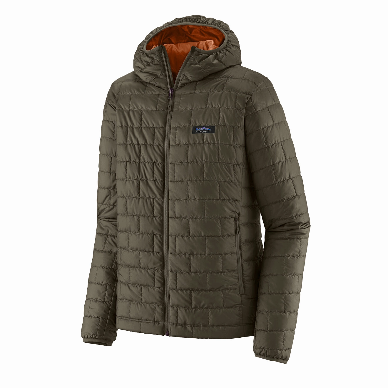 Todays Mega Savings Patagonia Nano Puff Fitz Roy Trout Hoody Pine Needle Green