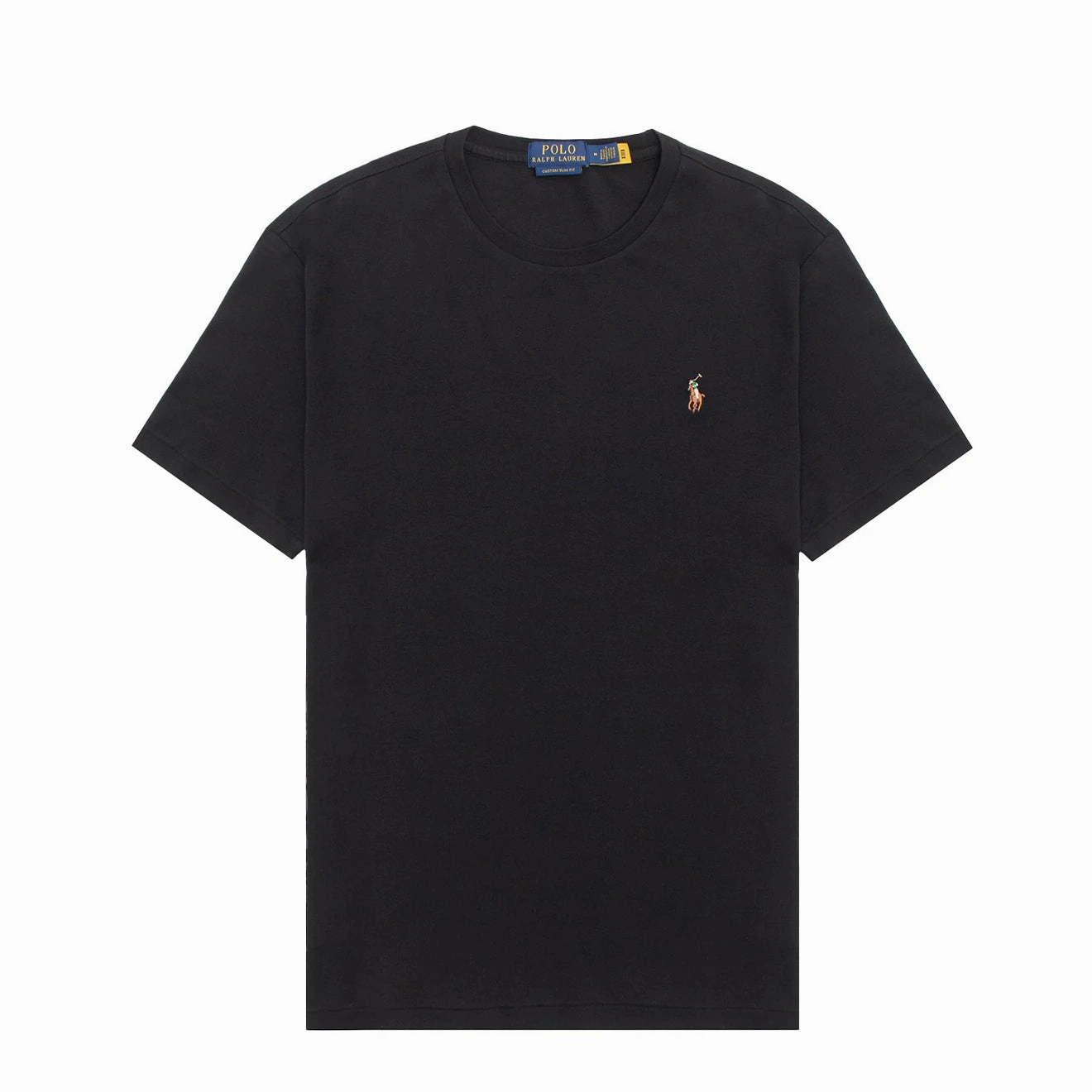 Daily Clearance Deal Dont Wait Save Polo Ralph Lauren Custom Slim Fit Soft Cotton T-Shirt Black