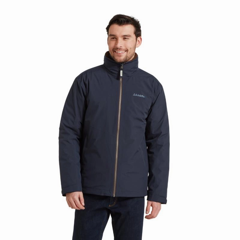 Sale Ending Soon Big Savings Alert Schoffel Egleton Mens Venturi Lightweight Wateproof Jacket - True Navy