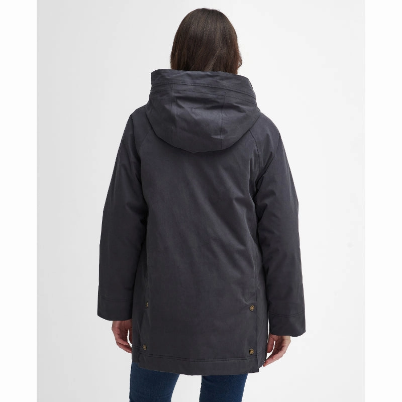 Save Today Only Today Only Discount Barbour Winter Beadnell Waterproof Ladies Jacket - Dark Navy/Classic