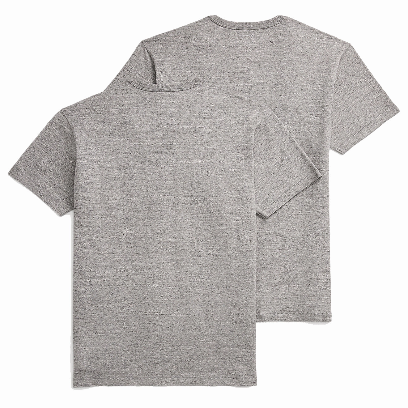 Rrl By Ralph Lauren Garment-Dyed Pocket T-Shirt Two-Pack Grey Heather Online Exclusive Steal