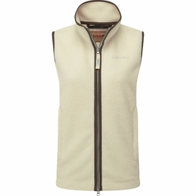 Schoffel Lyndon Retro Ladies Fleece Gilet - Ecru Today Only Hot Sale