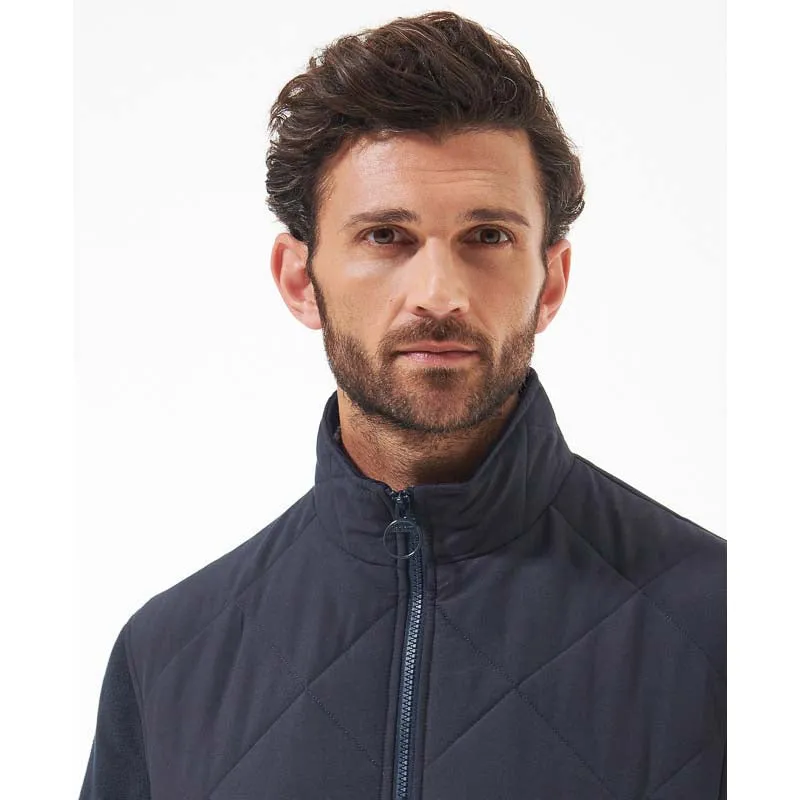 Price Drop Frenzy Clearance Event Today Barbour Hybrid Mens Fleece Jacket - Navy