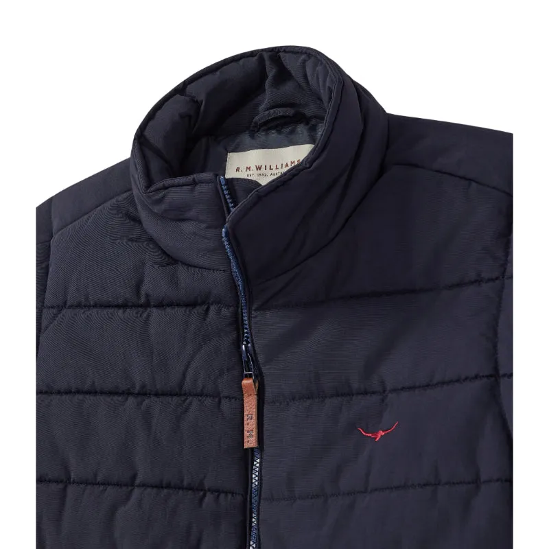 Trending Savings Now Dont Miss These Savings R.M.Williams Patterson Creek Mens Vest - Navy