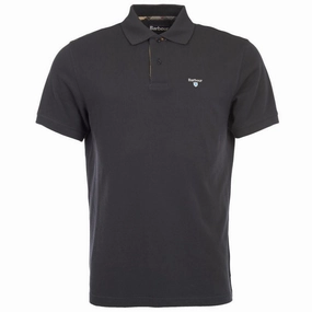 Barbour Tartan Pique Mens Polo Shirt - Navy/Dress Exclusive Holiday Deal Hot Offer Event