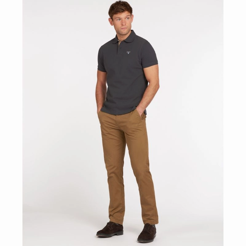 Barbour Tartan Pique Mens Polo Shirt - Navy/Dress Gift Sale Event Limited Time Discount