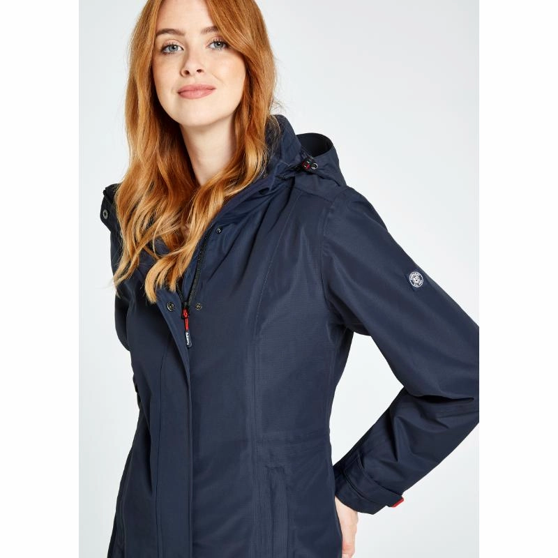 Limited Stock Deals GiftWorthy Sale Dubarry Lakeside Ladies Waterproof Jacket - Navy