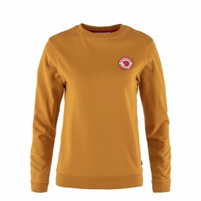 Fjallraven Womens 1960 Logo Badge Sweater Acorn Deal of the Day