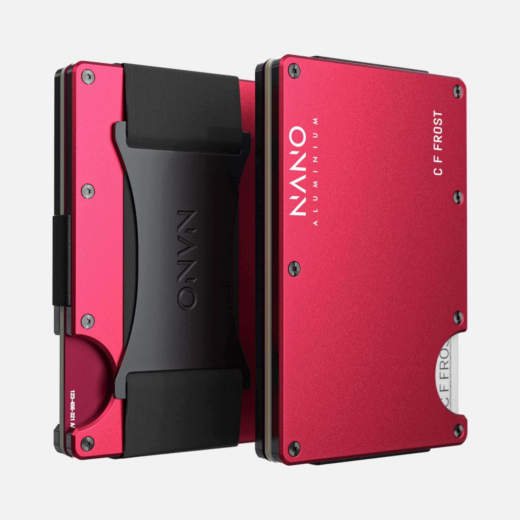 Personalised Cash Strap Wallet (Volcano Red) Today Only Special