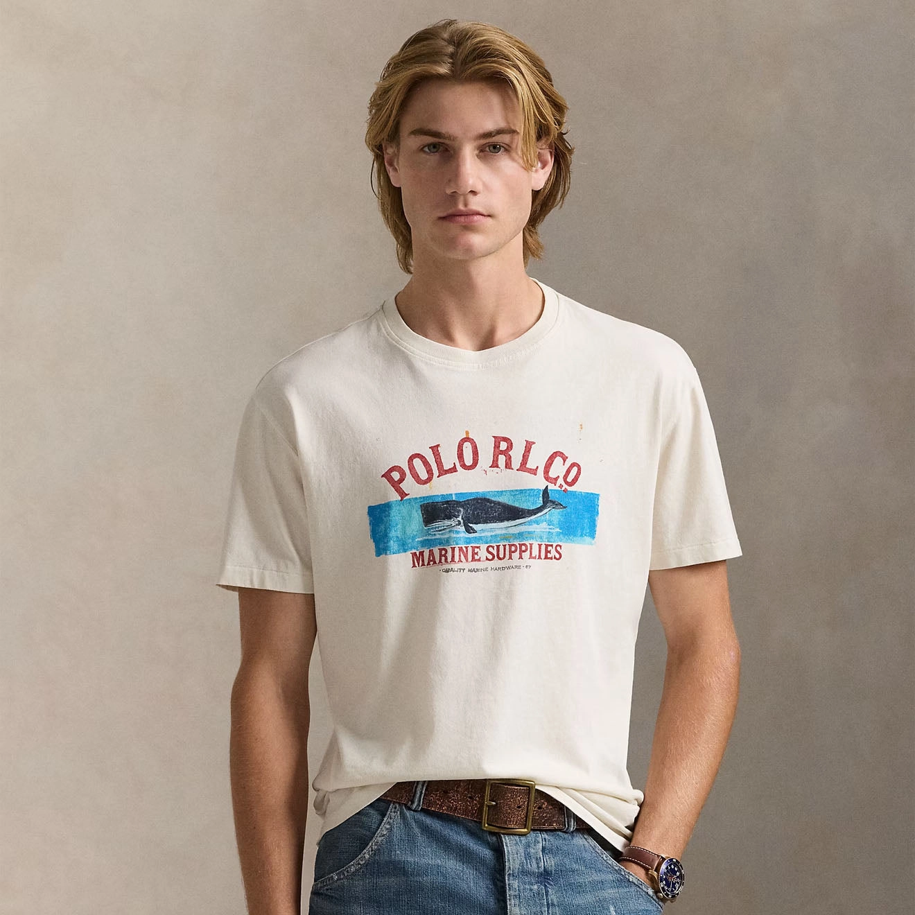 Shop the Savings Now Dont Miss Big Savings Polo Ralph Lauren Short Sleeve T Shirt Classic Deckwash White
