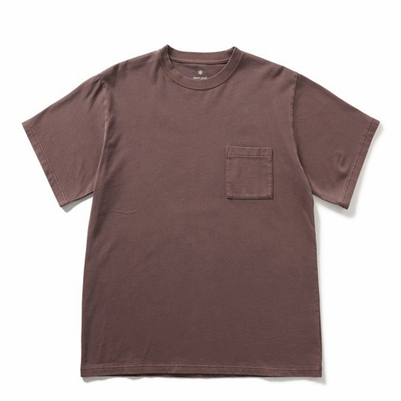 Sale Ending Soon Dont Miss Out Snow Peak Garment Dyed T-Shirt Burgundy