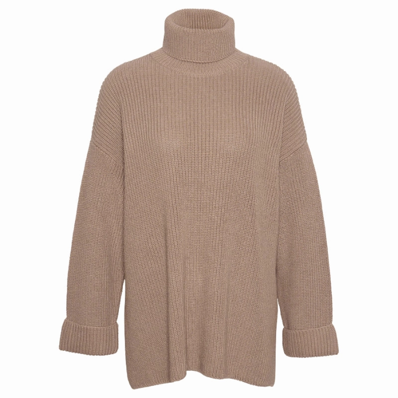 Barbour Rib Stitch Knitted Ladies Cape - Honey Special Online Offer Mega Sale Now