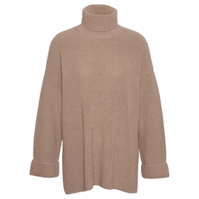 Barbour Rib Stitch Knitted Ladies Cape - Honey Special Online Offer Mega Sale Now