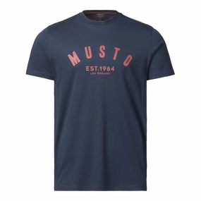 Clearance Sale Now Musto Marina Ss Mens T-Shirt - Navy