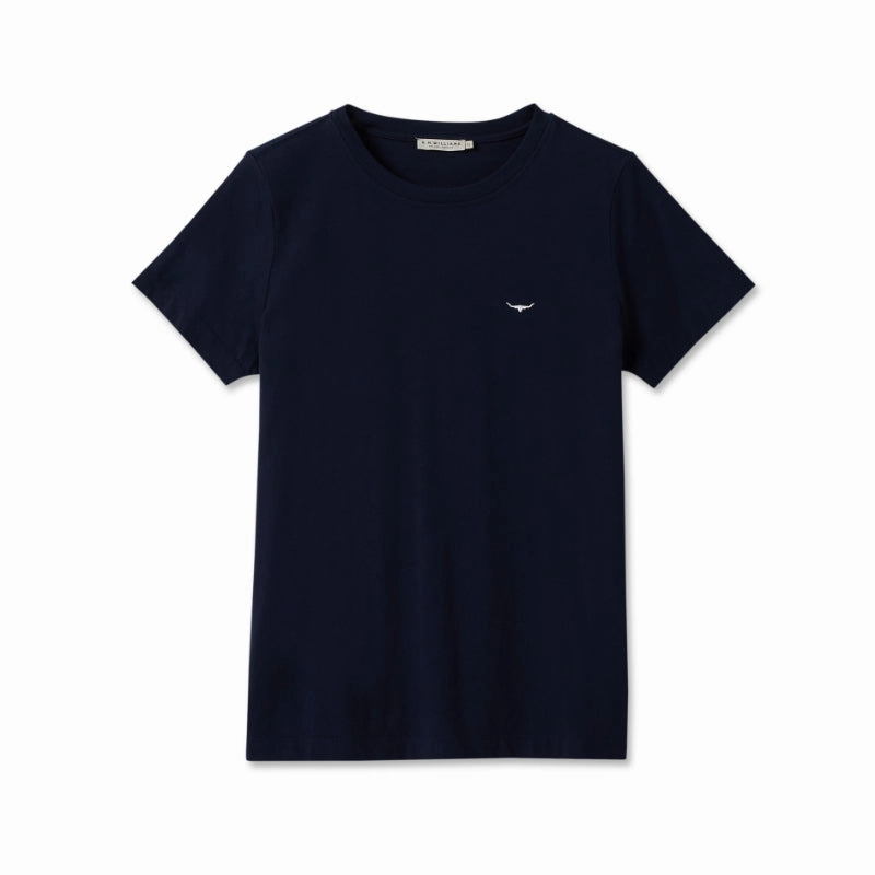 R.M.Williams Piccadilly Ladies T-Shirt - Navy Todays Mega Savings