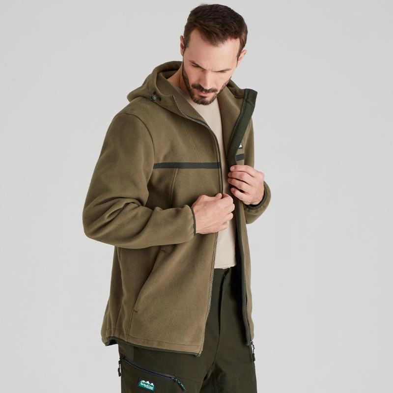 Special Surprise Sale Ridgeline Kodiak Mens Fleece Jacket - Ivy Green