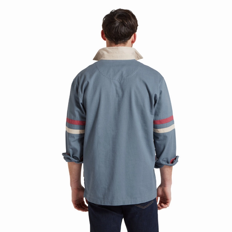 Today Only Discount Schoffel Truro Mens Deck Shirt - Dark Pigeon Blue